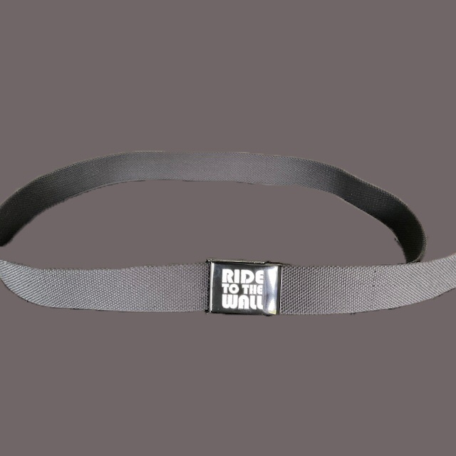 <span class=red>NEW</span> Black webbed belt with RTTW buckle.