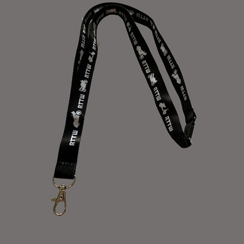 <span class=warning>NEW!</span> Black and White Bike Lanyard