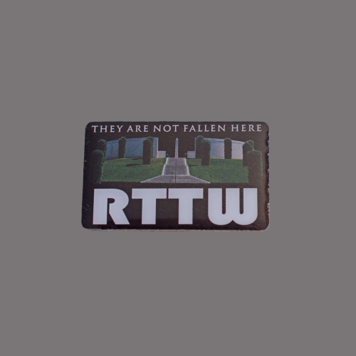"They are not fallen here" Pin