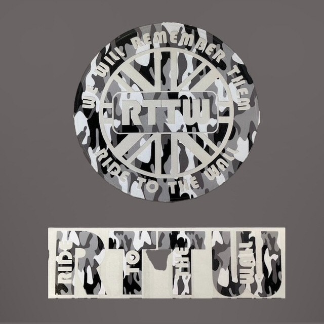 Camo Vinyl Stickers - Arctic