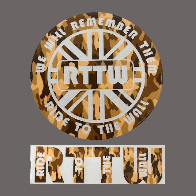 Camo Vinyl Stickers - Sand