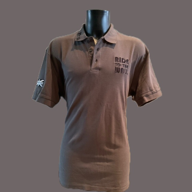 Mens Grey Polo Shirt-XL, Chest Size 46"