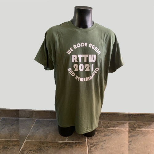 2021 T-shirt Green S Chest Size 34/36"