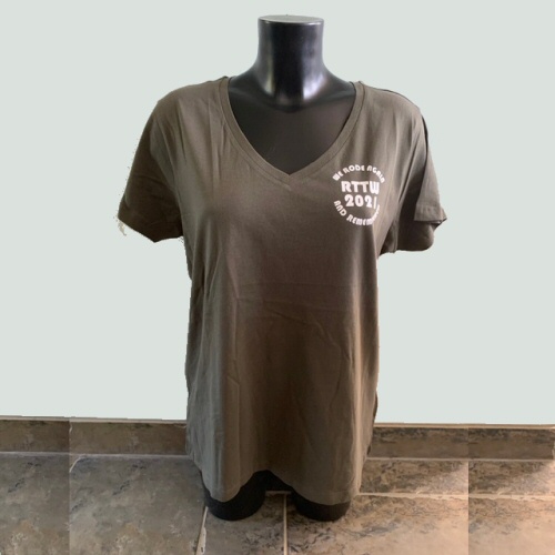Ladies Khaki T-Shirt 2XL Chest Size 44-45"