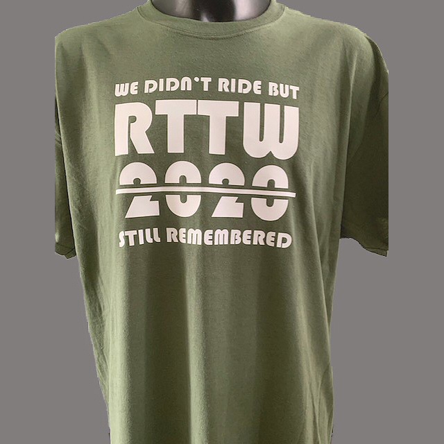 2020 T-shirt Green S Chest Size 34/36